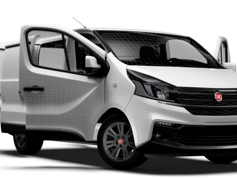 Fiat Talento Van L1H1 HQInterior 2021 Modelo 3D