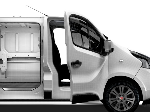 Fiat Talento Van L1H1 HQInterior 2021 Modelo 3D