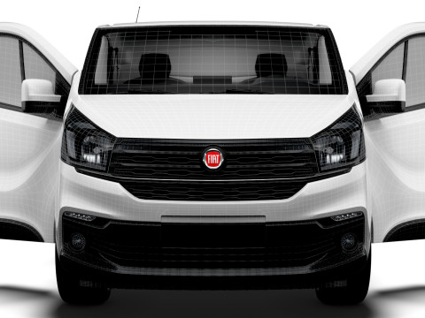 Fiat Talento Van L1H1 HQInterior 2021 Modelo 3D