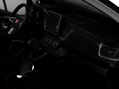 Fiat Talento Van L1H1 HQInterior 2021 Modelo 3D