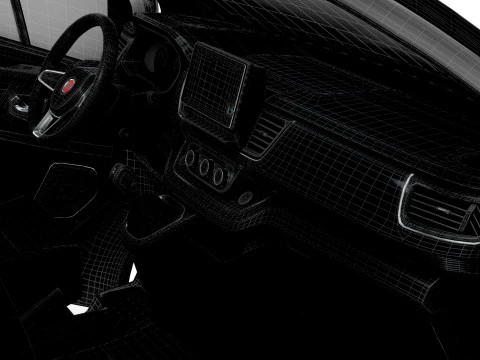 Fiat Talento Furgoneta L1H1 HQInterior 2021 Modelo 3D