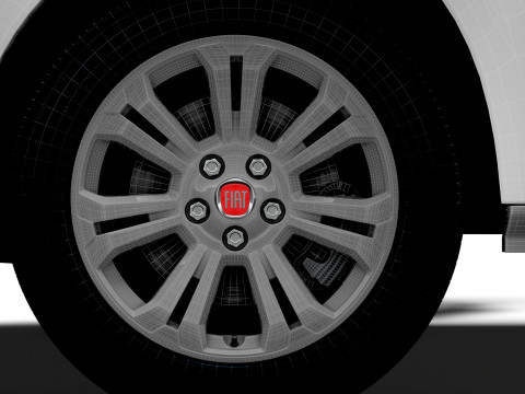 Fiat Talento Van L1H1 HQInterior 2021 Modelo 3D