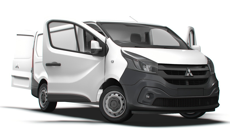Mitsubishi Express L1H1 HQInterior 2022 Modelo 3D .c4d .max .obj .3ds .fbx .stl .blend