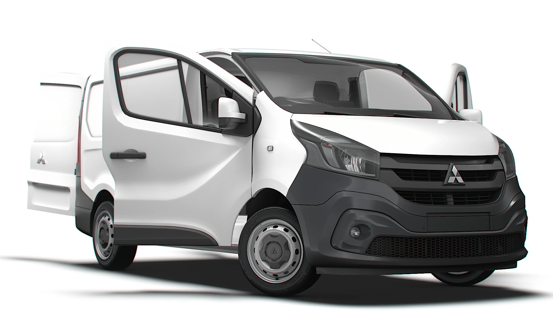 Mitsubishi Express L1H1 HQInterior 2022 3D Model .c4d .max .obj .3ds .fbx .stl .blend 