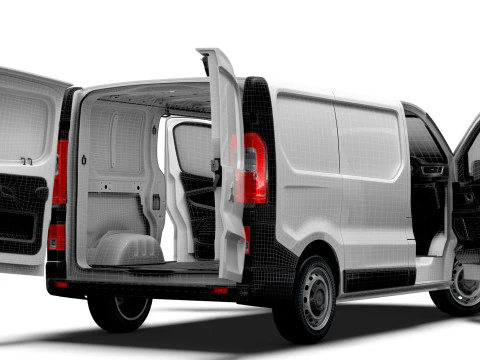 Mitsubishi Express L1H1 HQInterior 2022 3D Model