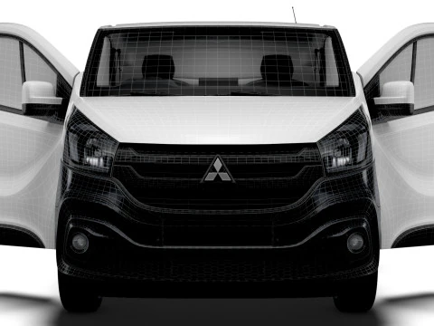 Mitsubishi Express L1H1 HQInterior 2022 3D Model