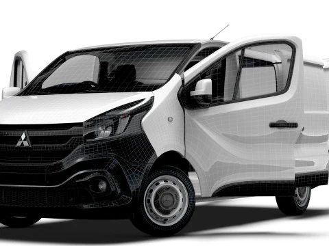 Mitsubishi Express L1H1 HQInterior 2022 3D Model