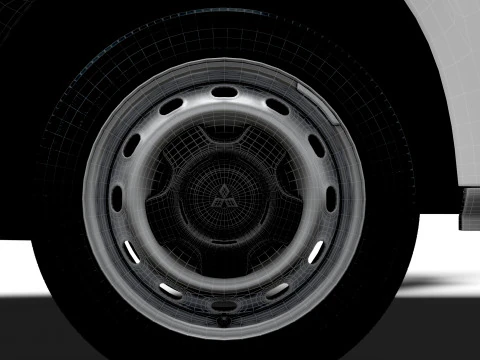 Mitsubishi Express L1H1 HQInterior 2022 3D Model