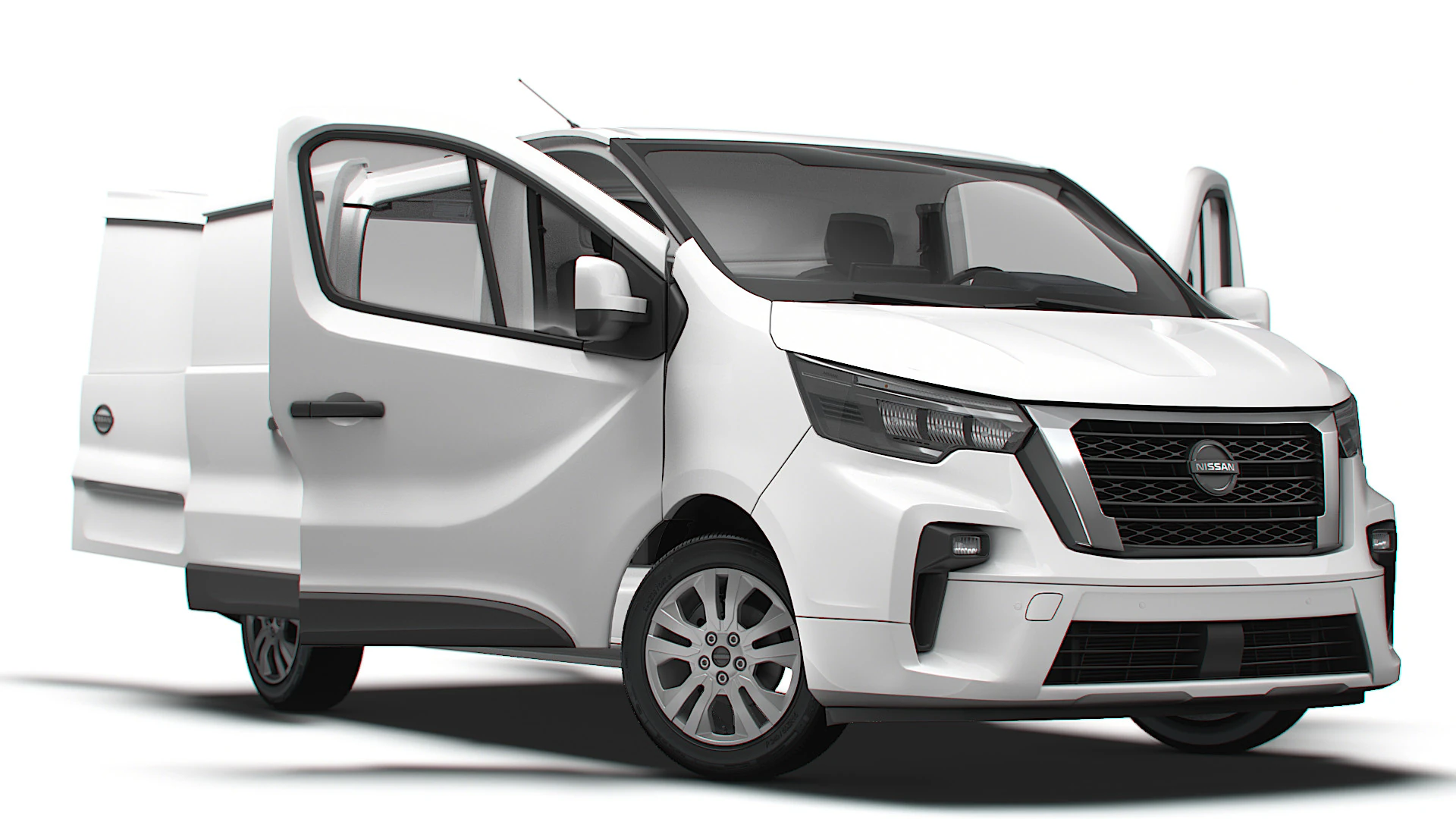 Nissan Primastar Van L1H1 HQInterior 2026 3D Model .c4d .max .obj .3ds .fbx .stl .blend