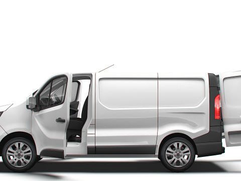 Nissan Primastar Van L1H1 HQInterior 2026 3D Model