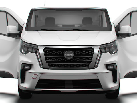Nissan Primastar Van L1H1 HQInterior 2026 3D Model