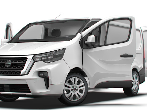 Nissan Primastar Van L1H1 HQInterior 2026 3D Model