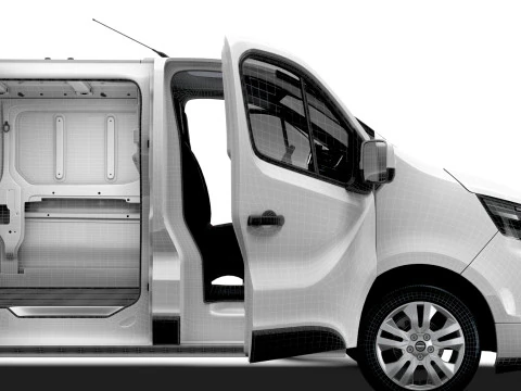 Nissan Primastar Van L1H1 HQInterior 2026 3D Model