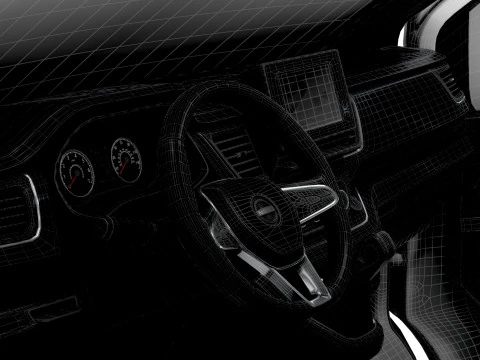 Nissan Primastar Van L1H1 HQInterior 2026 3D Model