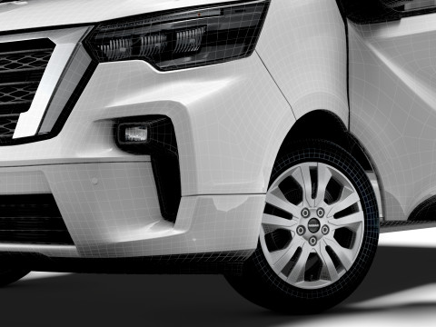 Nissan Primastar Van L1H1 HQInterior 2026 3D Model