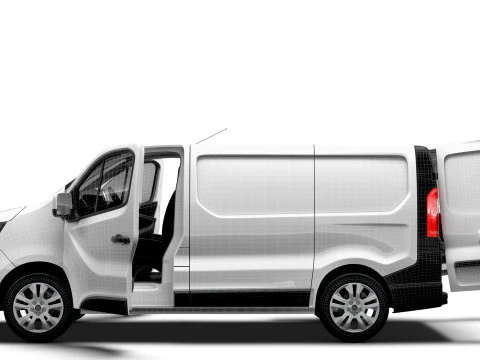 Nissan Primastar Van L1H1 HQInterior 2026 3D Model