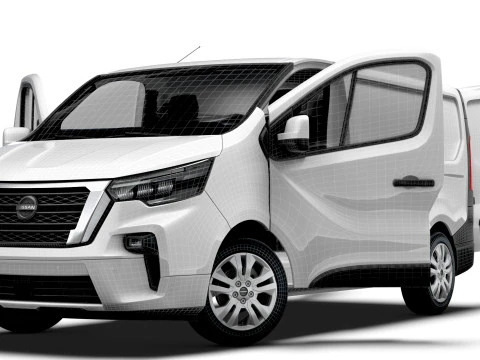 Nissan Primastar Van L1H1 HQInterior 2026 3D Model
