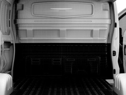Nissan Primastar Van L1H1 HQInterior 2026 3D Model