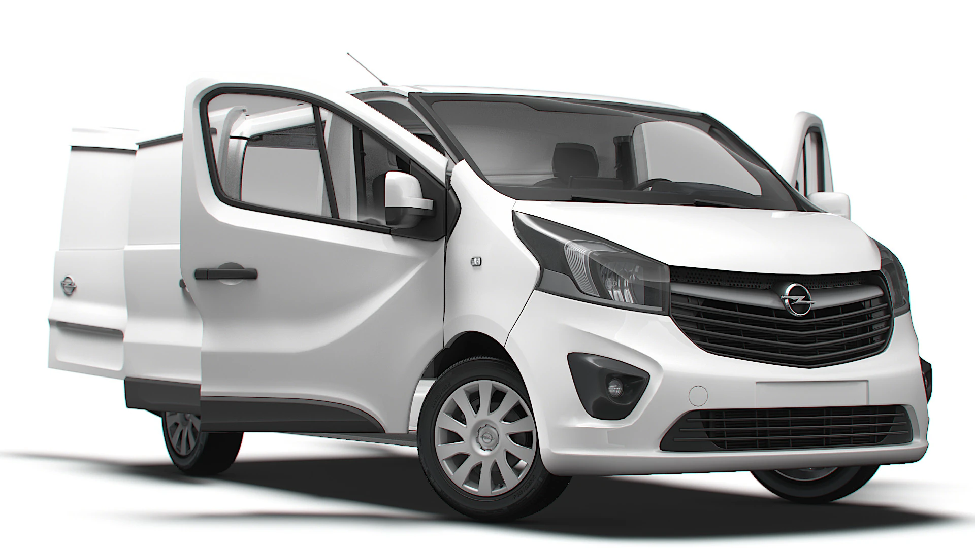 Opel Vivaro Van L1H1 HQInterior 2019 3D Model .c4d .max .obj .3ds .fbx .stl .blend 