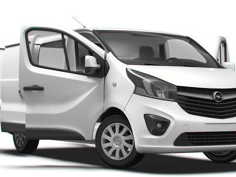 Opel Vivaro Van L1H1 HQInterior 2019 3D Model