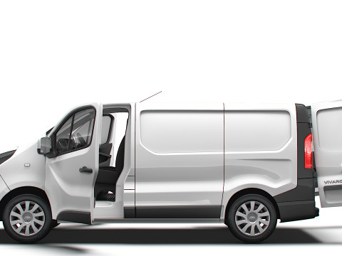 Opel Vivaro Van L1H1 HQInterior 2019 Modello 3D