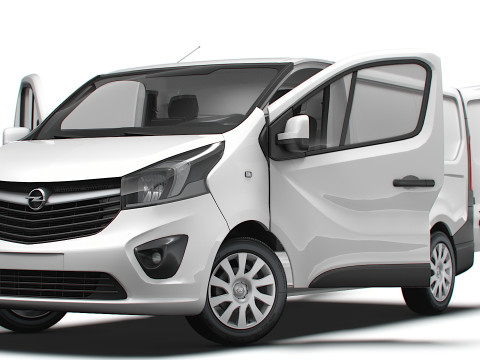Opel Vivaro Van L1H1 HQInterior 2019 Modello 3D