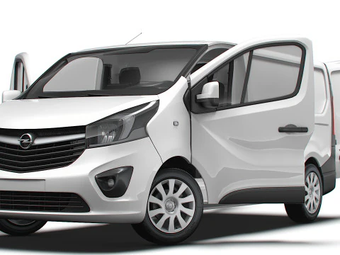 Opel Vivaro Van L1H1 HQInterior 2019 3D Model