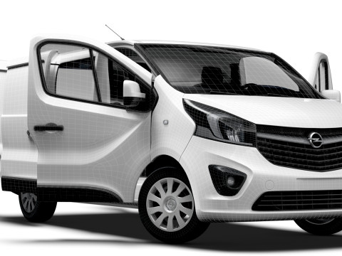 Opel Vivaro Van L1H1 HQInterior 2019 Modello 3D