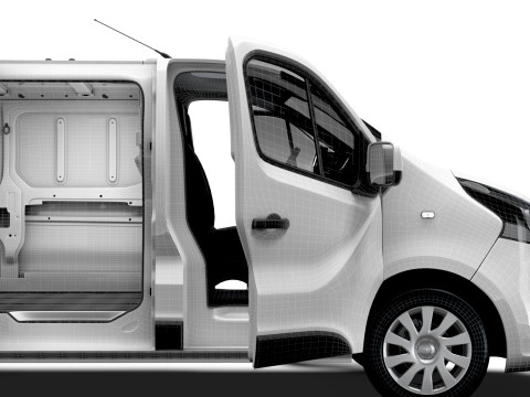 Opel Vivaro Van L1H1 HQInterior 2019 Modello 3D