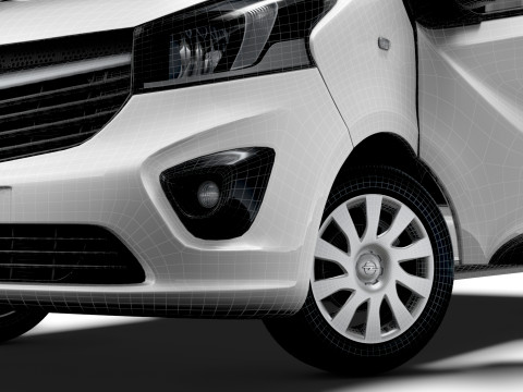 Opel Vivaro Van L1H1 HQInterior 2019 Modello 3D