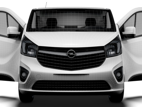 Opel Vivaro Van L1H1 HQInterior 2019 Modello 3D
