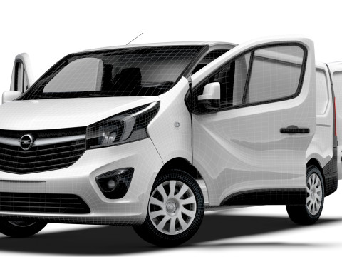 Opel Vivaro Van L1H1 HQInterior 2019 Modello 3D