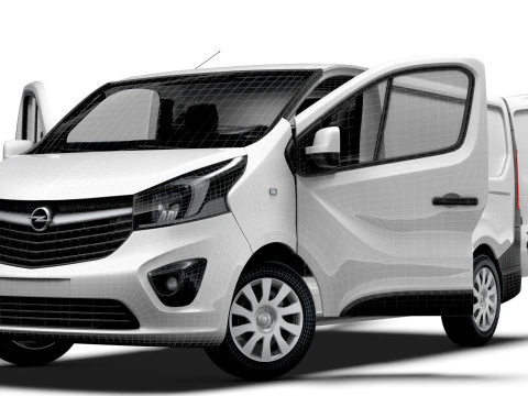Opel Vivaro Van L1H1 HQInterior 2019 3D Model