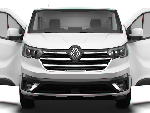 Renault Trafic Van L1H1 HQInterior 2024 Modelo 3D