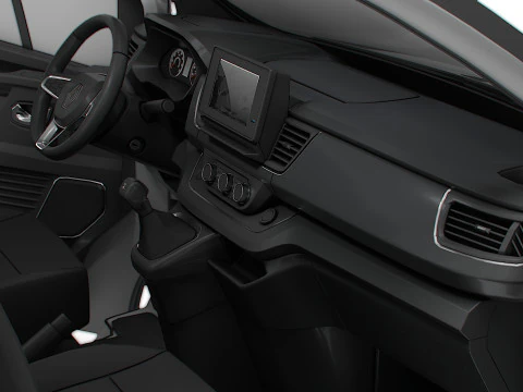 Renault Trafic Van L1H1 HQInterior 2024 3D Model