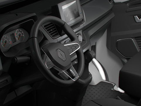 Renault Trafic Van L1H1 HQInterior 2024 Modelo 3D