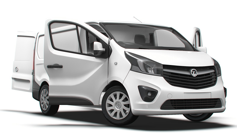 Vauxhall Vivaro Van L1H1 HQInterior 2019 Modello 3D .c4d .max .obj .3ds .fbx .stl .blend