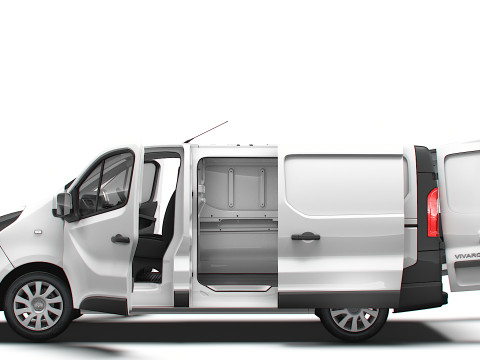 Vauxhall Vivaro Van L1H1 HQInterior 2019 Modello 3D
