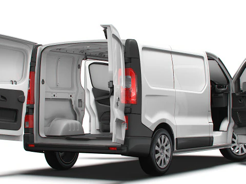 Vauxhall Vivaro Van L1H1 HQInterior 2019 3D Model