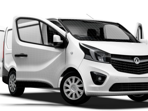 Vauxhall Vivaro Van L1H1 HQInterior 2019 Modello 3D