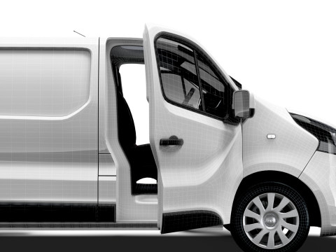 Vauxhall Vivaro Van L1H1 HQInterior 2019 Modello 3D