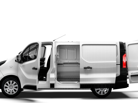 Vauxhall Vivaro Van L1H1 HQInterior 2019 Modello 3D