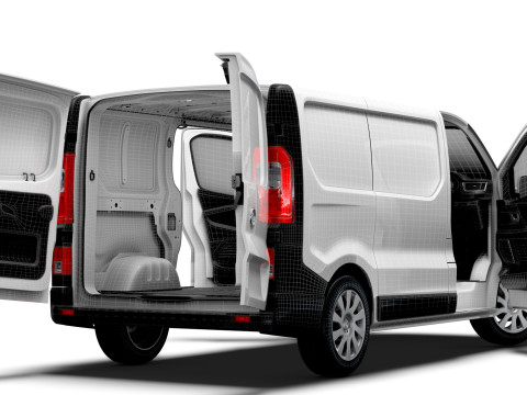 Vauxhall Vivaro Van L1H1 HQInterior 2019 Modello 3D