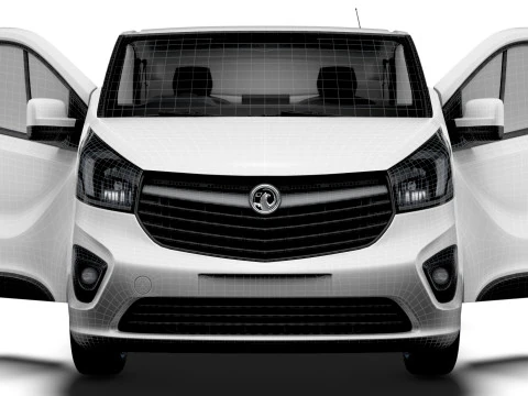 Vauxhall Vivaro Van L1H1 HQInterior 2019 3D Model