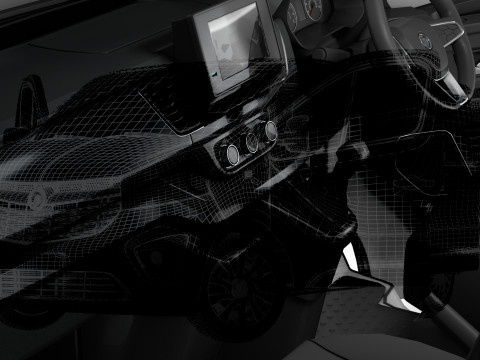 Vauxhall Vivaro Van L1H1 HQInterior 2019 Modello 3D