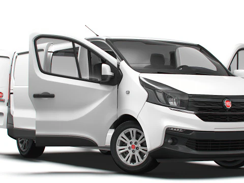 菲亚特 Talento Van L2H1 HQ内饰 2021 3D 模型