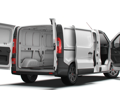 Fiat Talento Van L2H1 HQInterior 2021 Modelo 3D