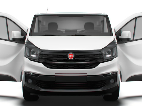 Fiat Talento Van L2H1 HQInterior 2021 Modelo 3D