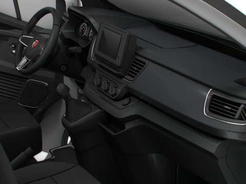 Fiat Talento Van L2H1 HQInterior 2021 Modelo 3D
