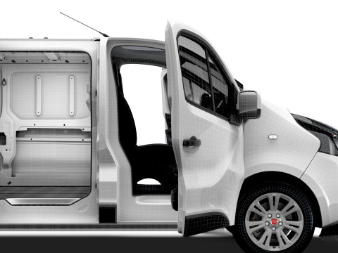 Fiat Talento Van L2H1 HQInterior 2021 Modelo 3D